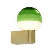 MARSET Dipping Light A1 LED-væglampe, grøn/guld