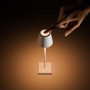 Nuindie pocket LED genopladelig bordlampe, dune beige