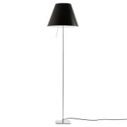 Luceplan Costanza gulvlampe D13tif, alu/sort