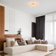 Aspendos N-640 loftlampe med hvide spotlights