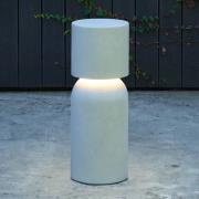 Luceplan Nui En LED-terrassebelysning lavet af beton DALI