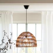 PR Home Lace hængelampe, skærm i rattan, Ø 46 cm