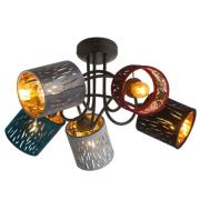 Loftlampe Ticon med 5 lyskilder i moderne look