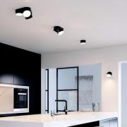 Stanos LED-loftspot, CCT, 2 lyskilder, sort