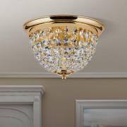 Loftslampe Plafond, guld/transparent, Ø 35 cm