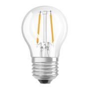 OSRAM LED-pære E27 1,5W dråbe glødetråd 4.000K