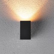 Paulmann Flame udendørs LED-væglampe, sort