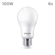 Philips LED-pære E27 13 W 1.521lm 4.000 K mat 6