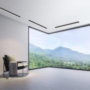 Paul Neuhaus Pure-Lines LED-loft lang antracit