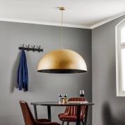 Hængelampe Fera, guld/sort plettet, Ø90cm