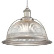 Westinghouse 6338740 hængelampe, glas, nikkel