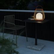 LED-bordlampe Jim To-Go, udendørs, orange
