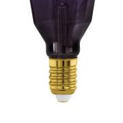 LED-lampe E27 4W T100 1.800K violet tråd dæmp