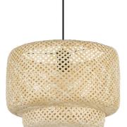Hettonle hængelampe med bambusskærm, Ø 42 cm