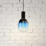 LED-pære E27 4W T120 2.000K filament blå dæmpbar
