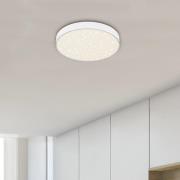 Flame Star LED-loftslampe, Ø 21,2 cm, hvid