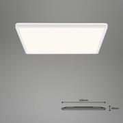 LED-loftslampe Slim S dæmpbar CCT hvid 42x42cm