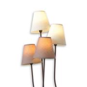 Twiddle - gulvlampe med fire stofskærme