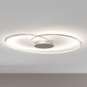 Lindby LED-loftlampe Joline, Ø 90 cm, kromfarvet, metal