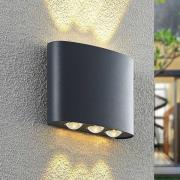 Lindby Gatlin udendørs LED-væglampe, 16 cm