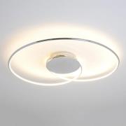 Lindby LED-loftlampe Joline, Ø 74 cm, kromfarvet, metal