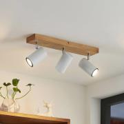 Lindby Maniva loftspot, 44 cm, 3 lyskilder, hvid, GU10