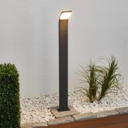 Timm - grafitfarvet LED-gadelampe, 100 cm