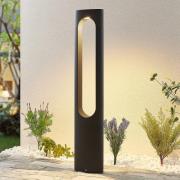 Lucande LED-gadelampe Fenti, 90 cm, antracit, aluminium