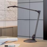 LED-skrivebordslampe MAULoptimus antracit base dæmpbar CCT