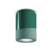 PI loftslampe, cylindrisk, 8,5 cm, grøn