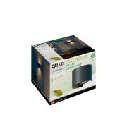 Calex LED udendørs væglampe Oval, op/ned, højde 10 cm, sort