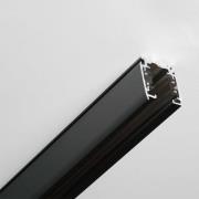 Noa 3-faset strømskinne aluminium 200 cm, sort