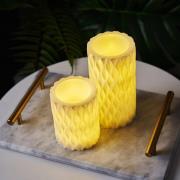 Pauleen Cosy Pearl Candle LED stearinlys sæt med 2 stk
