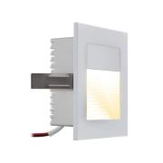 EVN P2170 LED-vægindbygningslampe, 3.000 K, sølv