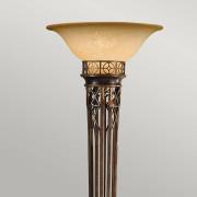 Opera uplight, højde 189 cm, bruneret guld