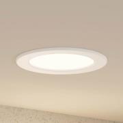 Prios LED-indbygningslampe Cadance, hvid, 17 cm, dæmpbar