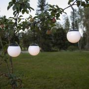 LED solar hængelampe Globus i et sæt af 3