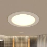 Prios LED-indbygningslampe Rida, 3 enheder, hvid, 23 cm, 25W, CCT, IP4...