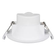 Prios LED-indbygningslampe Rida, 22,5 cm, 30W, 10stk, CCT, dæmpbar