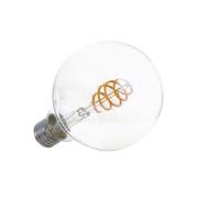Prios Smart LED-kuglelampe 3stk E27 G95 4,9W klar ravfarvet Tuya