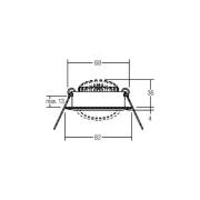 BRUMBERG BB03 indbygning RC driver kantet sort