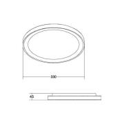 BRUMBERG Sunny Mini LED-loftslampe RC CCT sort