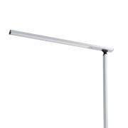 Prios Zyair LED-gulvlampe til kontor, sølv 108,4 cm