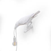 Bird Lamp udendørs deko LED-væglampe venstre, hvid