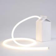 Daily Glow deko LED-bordlampe som mælkekarton