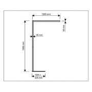 LED-gulvlampe MAULsirius, sort, stativ