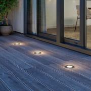 Lucande LED nedgravningslampe Ava, Ø 12 cm, rund, IP67