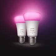 Philips Hue White&Color Ambiance 6,5 W E27, 2 stk