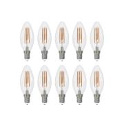 Arcchio LED-filamentpære E14 sæt med 10 lys, 2700 K