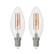 Arcchio LED-filamentpære E14 stearinlys, sæt med 2, 4000 K